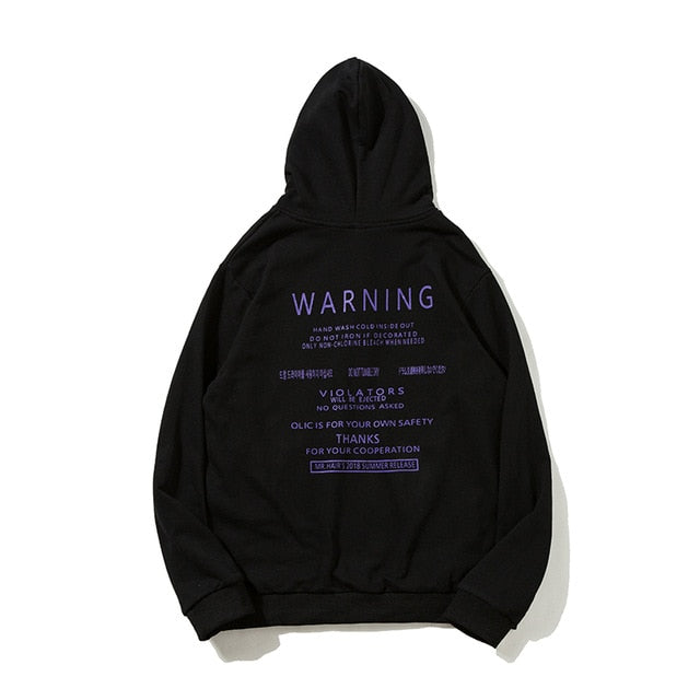 2019 New Fashion Hoodies Men Hip Hop Trendy Street Sweatshirt Yellow Print Hooded 100% Cotton Tracksuit Casual Mens Clothing