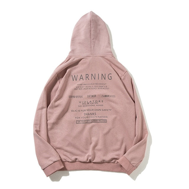 2019 New Fashion Hoodies Men Hip Hop Trendy Street Sweatshirt Yellow Print Hooded 100% Cotton Tracksuit Casual Mens Clothing