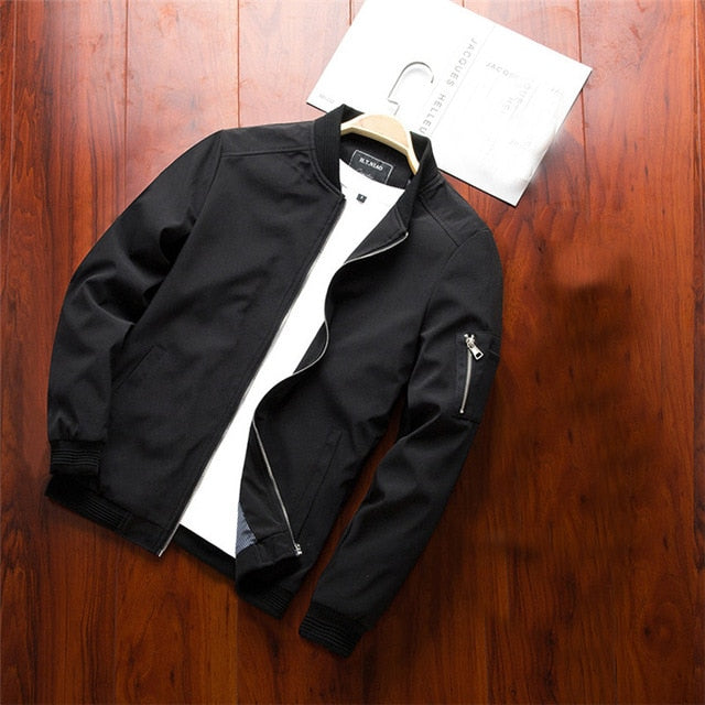 Mountainskin 2019 Mens Jackets Spring Autumn Casual Coats Bomber Jacket Slim Fashion Male Outwear Mens Brand Clothing 6XL SA585
