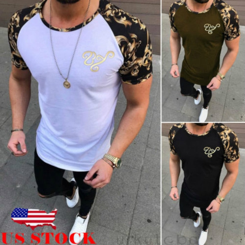 2019 Hirigin Brand футболка мужская Clothing 3 colors O neck Men's T Shirt Men Fashion Tshirts Fitness Casual For