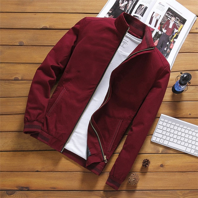 Mountainskin Jackets Mens Pilot Bomber Jacket Male Fashion Baseball Hip Hop Streetwear Coats Slim Fit Coat Brand Clothing SA681